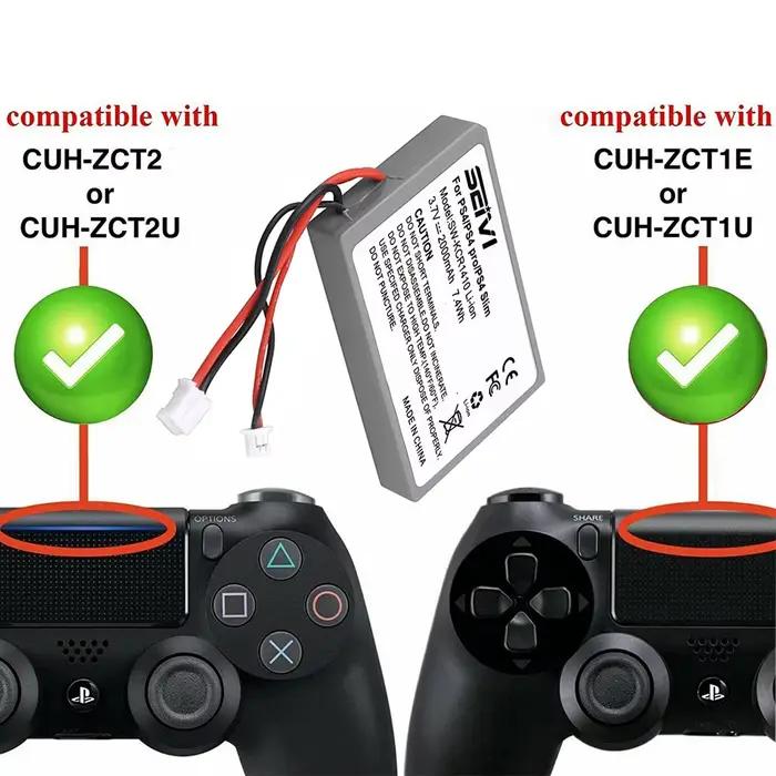 Nouvelle batterie de contrôleur de PS4 sans fil pour Sony PlayStation 4 dualshock 4 V1 V2 CUH-ZCT1E CUH-ZCT2