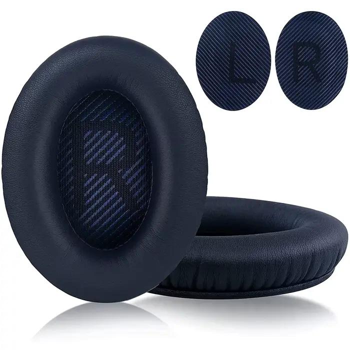 Oreillettes en mousse de cuir pour casque
