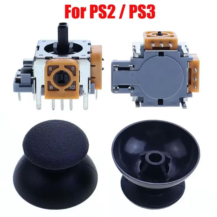 1 ensemble pour PS2 PS3 PS4 Pro PS5 Switch Pro Xbox One 360 contrôleur 3D analogique Joystick pouce bâton poignée capuchons pièces de réparation