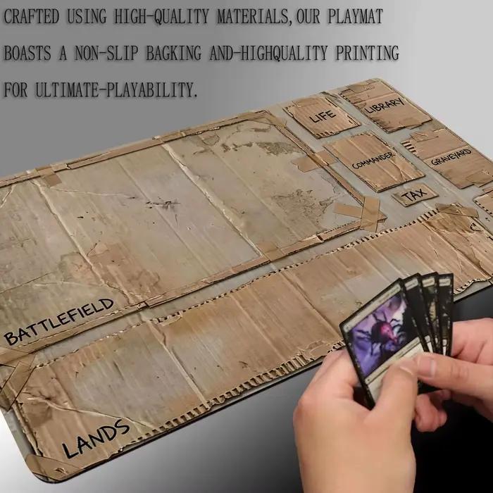 Tapis de jeu de cartes magiques style carton