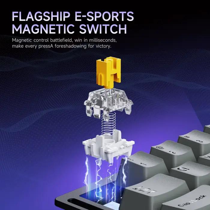 Clavier de jeu filaire à une main AJAZZ AK029 à 29 touches avec effet Hall magnétique