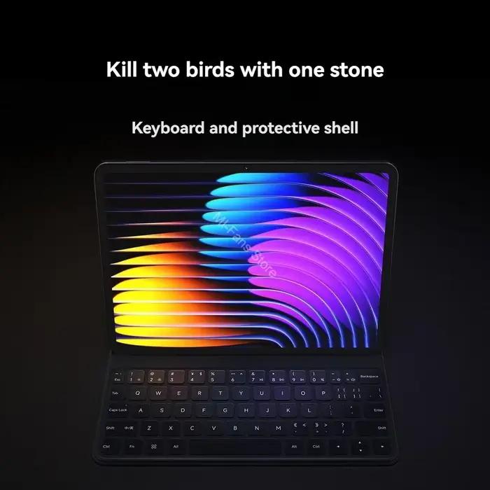 Étui clavier 100% original MIJIA Pad 7 pour Xiaomi Pad 7/7 Pro 11,2 pouces, réveil intelligent, sans fil, magnétique, protection en PU