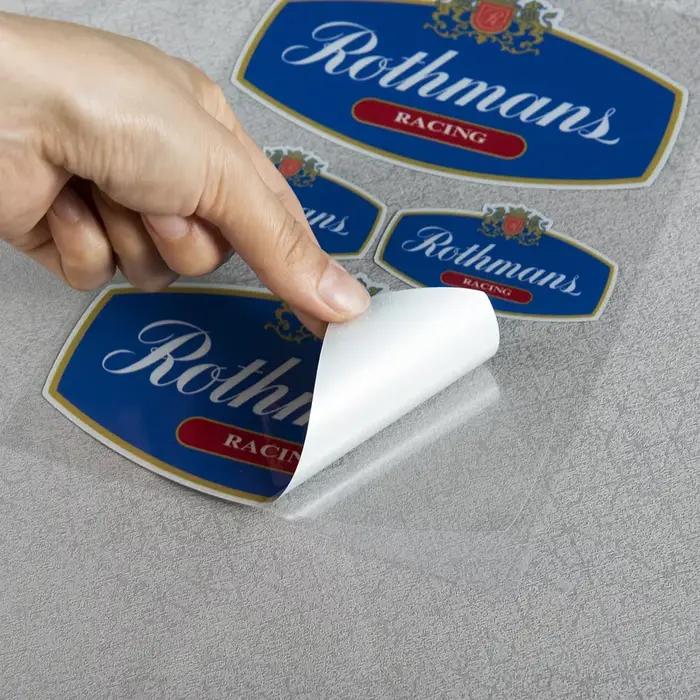 Autocollants de Moto Rothmans Design Exclusif pour Motos Vélos de Course Voitures de Sport Autocollants Résistants à l'Eau et aux Rayures Autocollants Réfléchissants