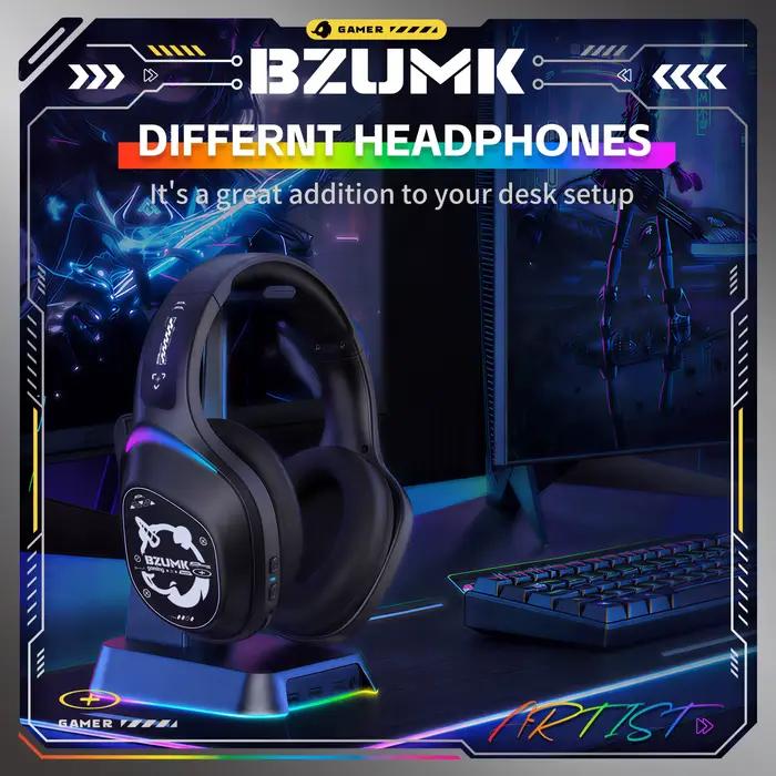Casque de jeu GT801, casque filaire RGB avec microphone
