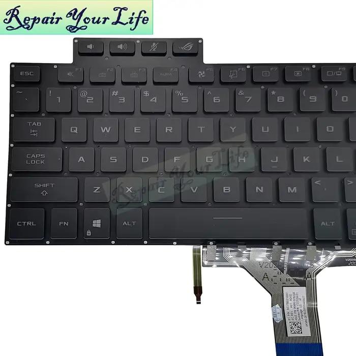 Clavier rétro4.2 US pour ASUS ROG Flow X13 GV301 GV301QC GV301QH GV301QE