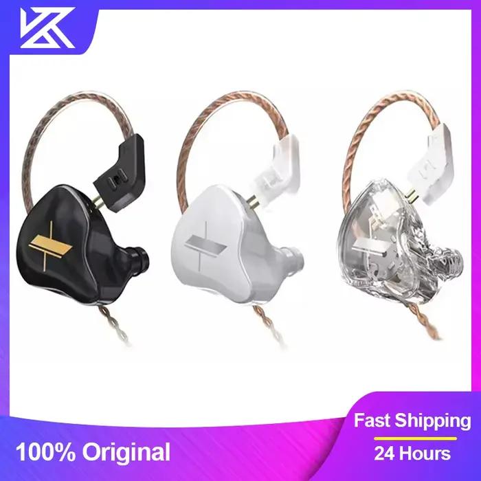 KZ EDX écouteurs filaires avec Microphone dynamique HIFI basse musique