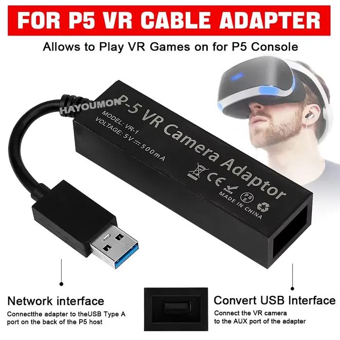 Nouvel adaptateur de caméra mini 2026 pour PS VR pour jouer à PS VR sur PS5 PS4
