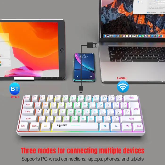 Clavier de jeu sans fil 60%