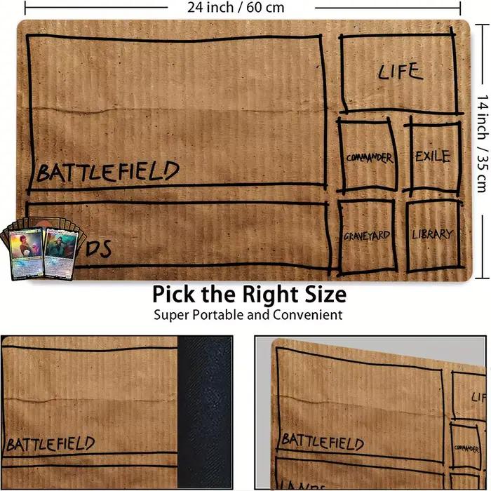 Tapis de jeu MTG en carton