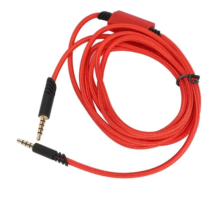Remplacement du câble sonore du casque de jeu avec interrupteur de commande silencieux