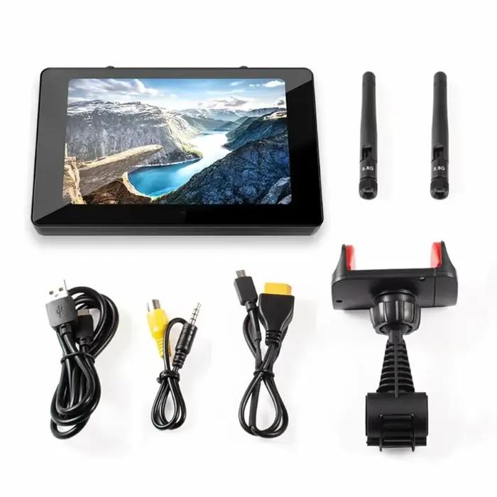 Moniteur FPV 5.8G, écran 5 pouces avec DVR