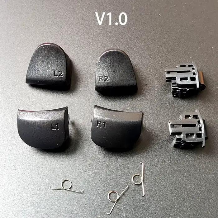 1 jeu de boutons de déclenchement noirs de remplacement R1 L1 R2 L2 pour PS5 010 020 030