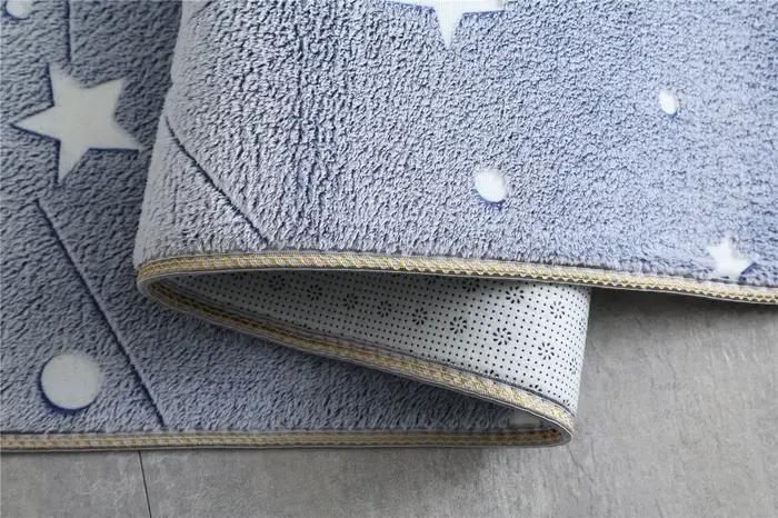 Tapis de zone uniques qui brillent dans la nuit