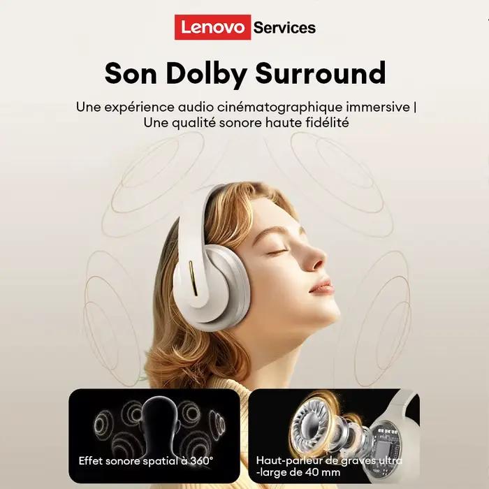 Casque sans fil Bluetooth 6.0 Lenovo LES-107