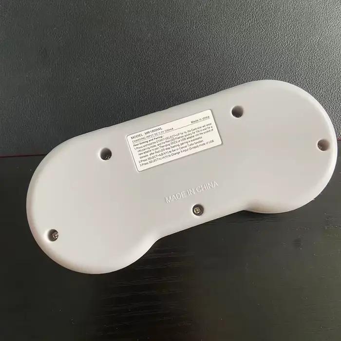 2 contrôleur de jeu récepteur sans fil bouton coloré 2.4G manette Joypad Joystick Compatible pour SNES Mini PC Windows NS Switch