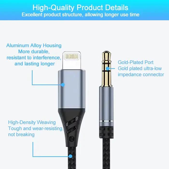 Rains to 3.5mm Jack AUX Cable