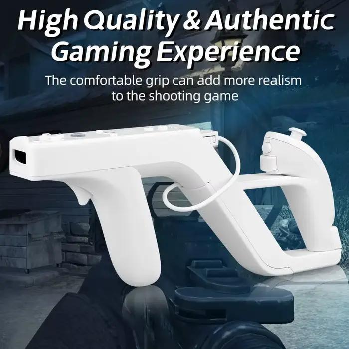 VIKEFON nouveau 1 pièces détachable pour Wii Zapper pistolet pour télécommande accessoires de jeu jeux