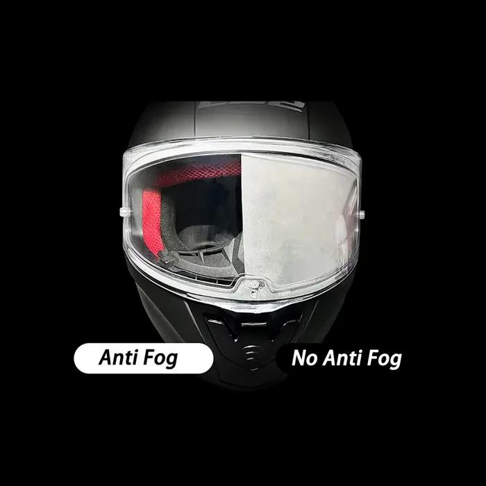 Visière de casque anti-buée