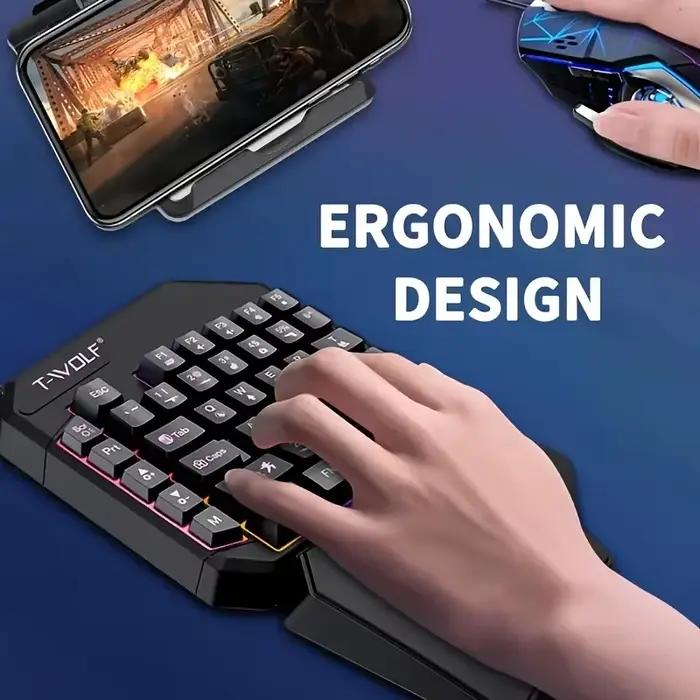 Ensemble clavier et souris 2 en 1