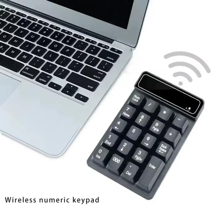 Nouveauté 2.4G clavier numérique sans fil sensation mécanique 19 touches pavé