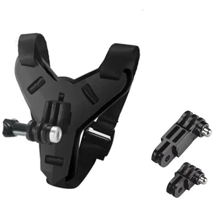 Support de menton pour casque de moto, pour GoPro Hero 11 10 9 8 7 6 5, support de caméra de sport d'action, accessoire de moto Yi Sports Action