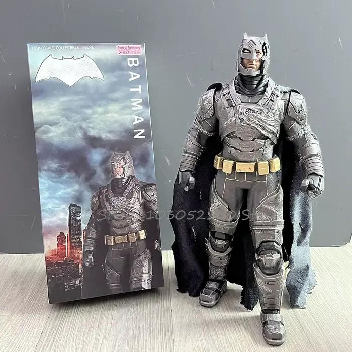 Figurine Batman Hot Team Of Prototyping, figurine Batman blindée endommagée, modèle de film de super-héros, cadeaux de Noël et d'anniversaire