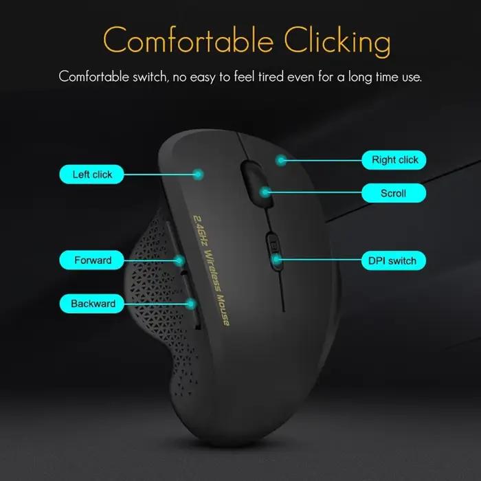 Wireless Gaming Mouse 2.4G Ergonomic Cordless