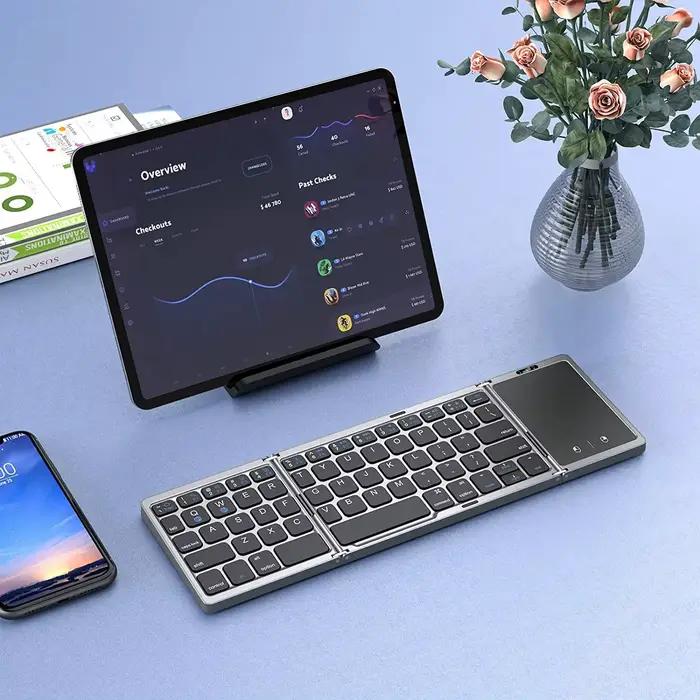 Mini clavier sans fil pliable à 3 pouces
