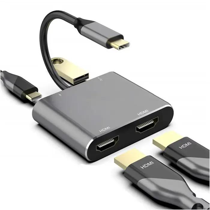 Typec vers double HDMI