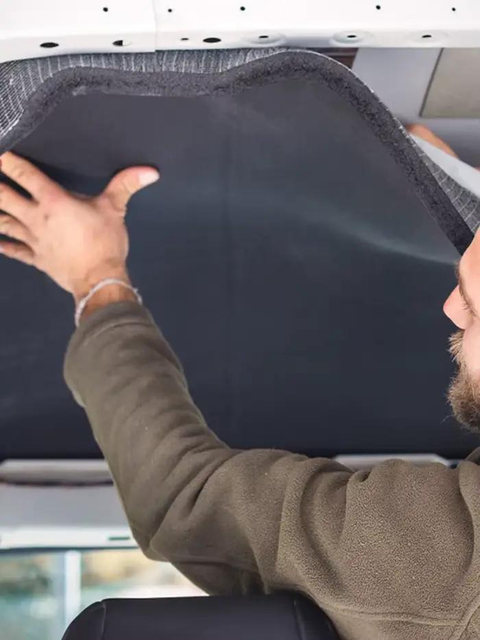 Tapis d'isolation acoustique insonorisant, 5/10/15/20MM, mousse auto-adhésive en coton pour capot de voiture