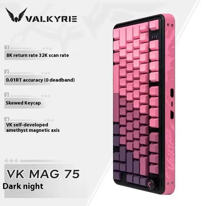 VALKYRIE VK MAG 75 clavier mécanique à interrupteur magnétique 8000Hz taux de navigation 0.01RT