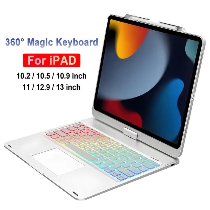 Étui Clavier Magique 360° pour iPad Air 11 13 M2 M3 2025 Air 4 5 10.9