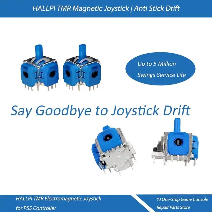 2 pièces HALLPI TMR Joystick électromagnétique pour PS5 Hall Joysticks contrôleur TMR bâtons Tunnel analogique résistance magnétique