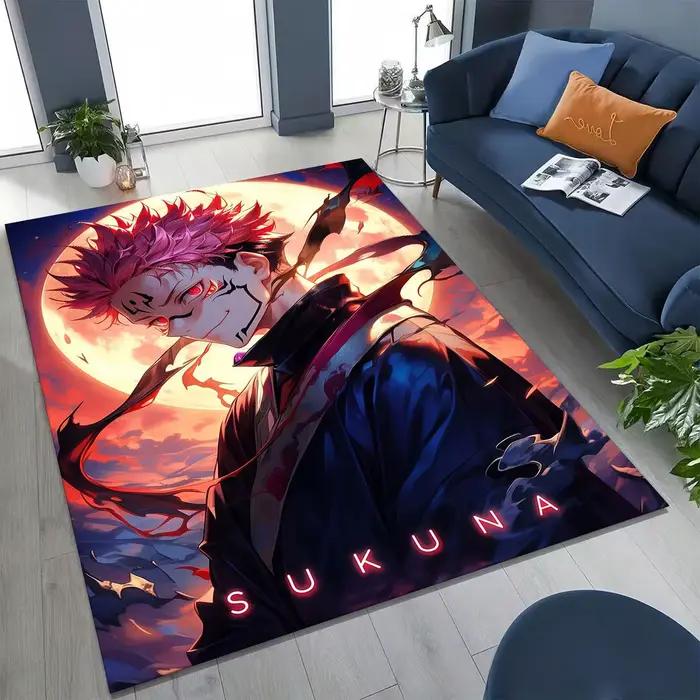 Tapis de dessin animé Jujutsu Kaisen Yuji Satoru