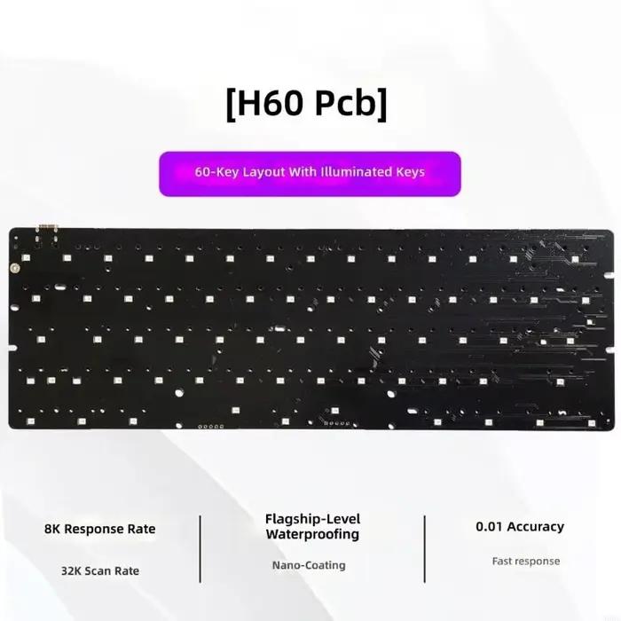 PCB clavier GH60 avec temps réponse 0