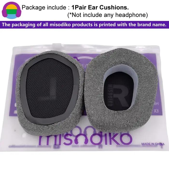 Misodiko – oreillettes de remplacement améliorées pour casque de jeu Logitech G335 / G535 / G733.