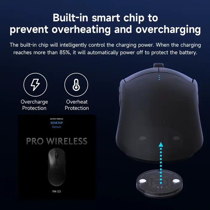 Module de souris Qi pour Logitech G Pro X Superlight 2 DEX Pro2 Lightspeed G703 G502 X Plus Hero G903