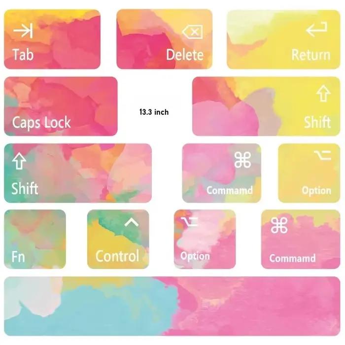 Autocollant d'embellissement de clavier d'ordinateur portable
