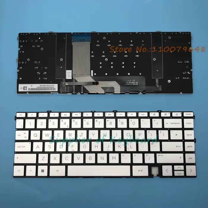 Clavier latin espagnol/royaume-uni pour HP Envy 15T-EP 15T-EP000 15T-EP100 15-EP1019TX 15-EP1018 15-EP1022 15-EP0008TX 15-EP1096NG argent