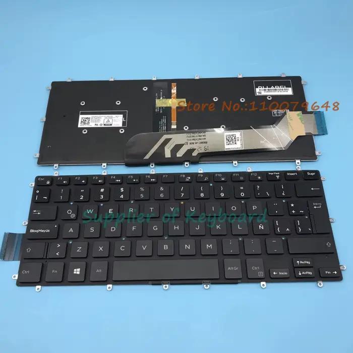 Clavier anglais/espagnol latin/royaume-uni/hébreu pour DELL Inspiron 13 5368 5369 5370 5379 5378 5568 5578 LATITUDE 3379 3390 3490 2 en 1