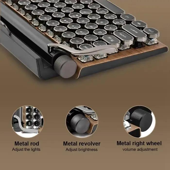 Clavier Bluetooth sans fil pour ordinateur de bureau