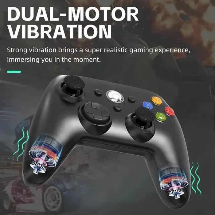 Manette de jeu sans fil filaire USB 24G interface monochrome pour Xbox 360 360 Slim PC Windows occasion familiale gaming portable joueur