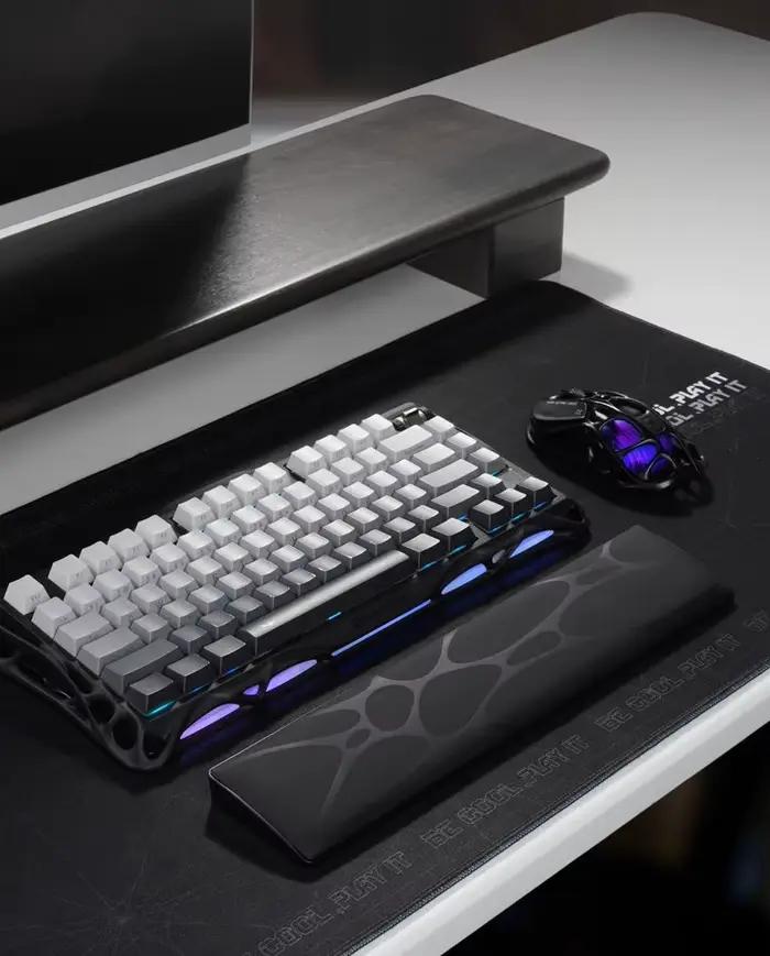Repose-poignet ergonomique pour clavier – Coussin doux pour le bureau et les jeux