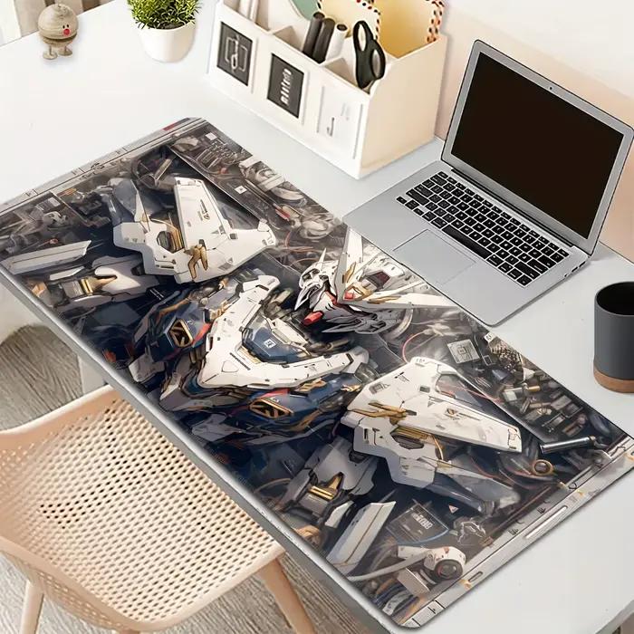 Grand tapis de souris robot de jeu arc-en-ciel
