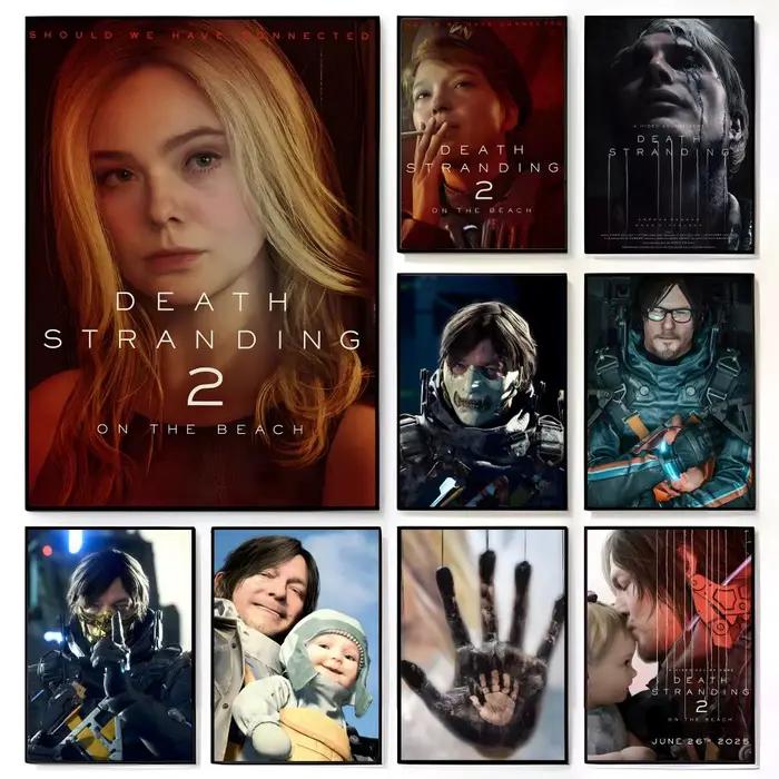 Affiche murale de jeu vidéo japonais D-Death Stranding