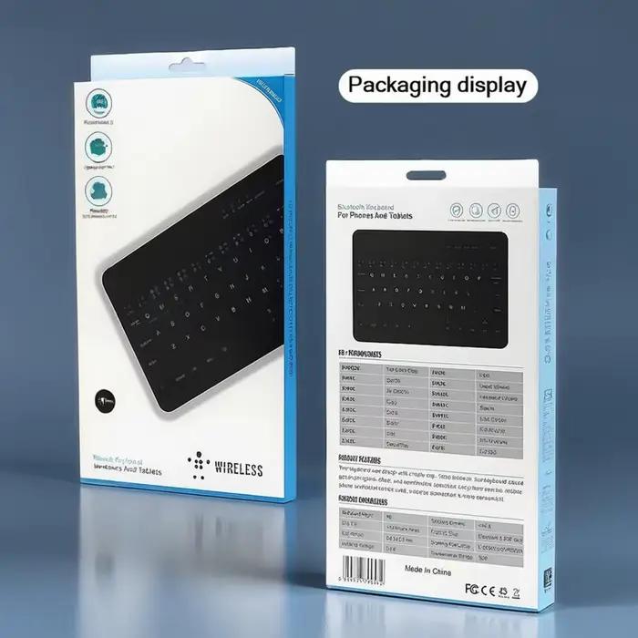 Clavier sans fil Bluetooth arabe à 78 touches