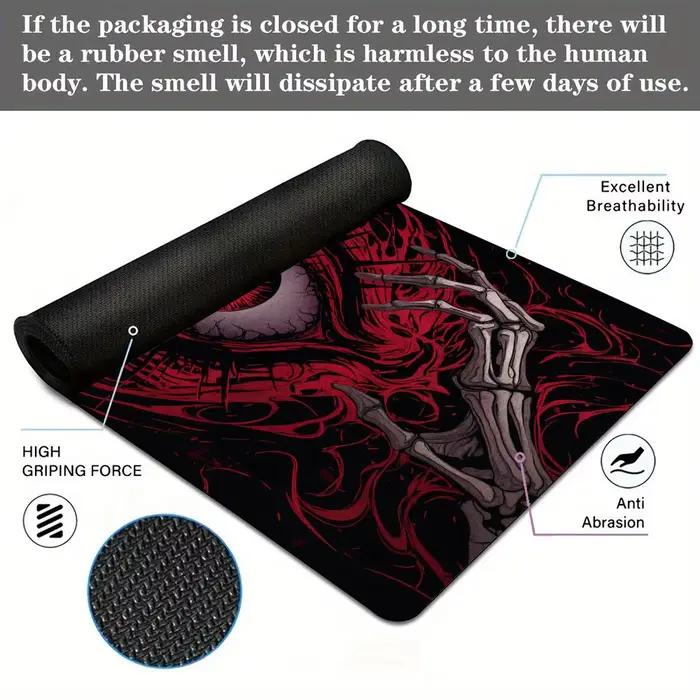 Tapis de jeu Magic The Gathering Terrifying Red Eye avec bords cousus