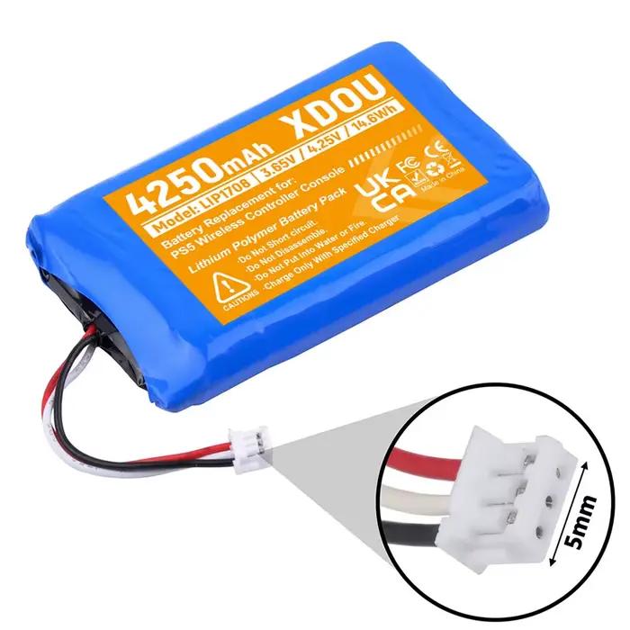 Batterie de contrôleur sans fil PS5 4250mAh lithium-ion pour manette Dualsense Sony PS5 joueurs intensifs occasions spéciales gaming