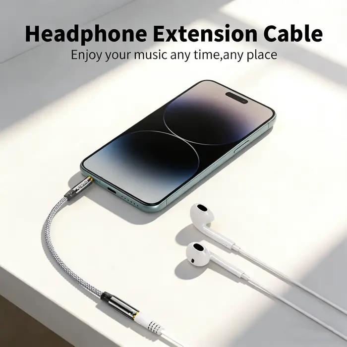 Câble d'extension pour casque audio