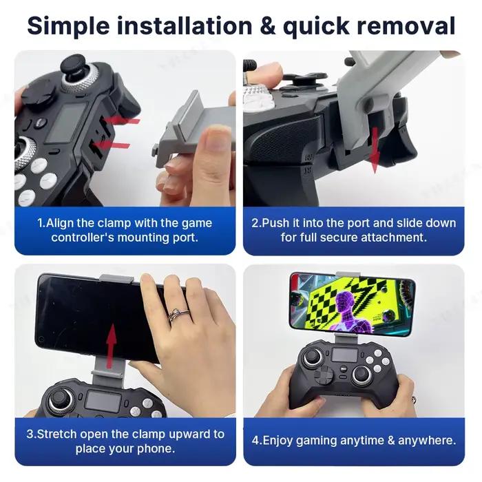 Support de téléphone pour manette de jeu G6 G6S G8 Z03 Z04